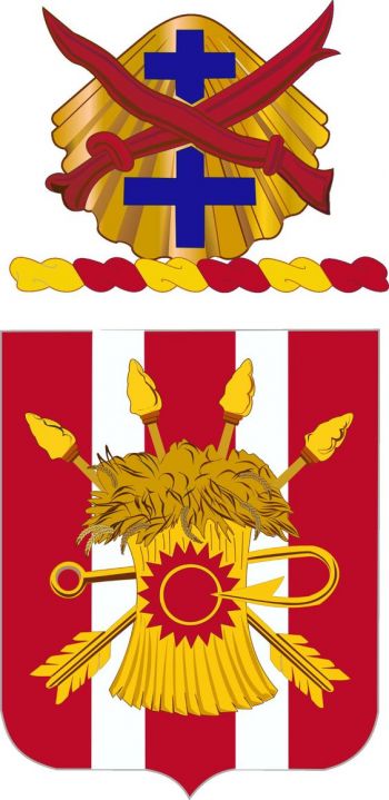 Arms of 4th Artillery Regiment, US Army