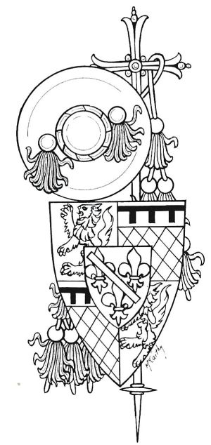 Arms (crest) of André d’Espinay