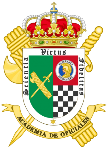 Arms of Officer's Academy, Aranjuez Center, Guardia Civil