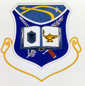 Coat of arms (crest) of the Air Force Space Command Noncomissioned Officer Professional Military Eduaction Center, US Air Force