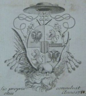 Arms (crest) of Luigi Valenti Gonzaga