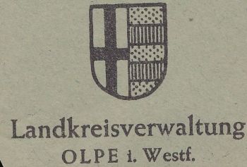 Wappen von Olpe (kreis)/Coat of arms (crest) of Olpe (kreis)