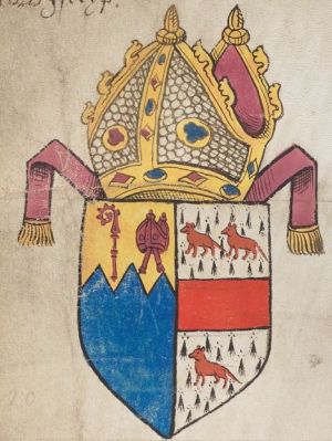 Arms (crest) of John Islip