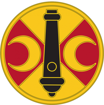 Coat of arms (crest) of 210th Air Defense Brigade, US Army