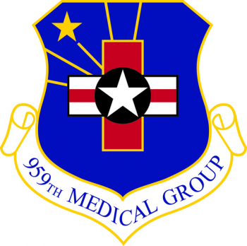 Coat of arms (crest) of the 959th Medical Group, US Air Force