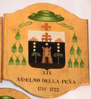 Arms (crest) of Anselmo de la Peña