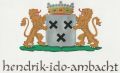 Wapen van Hendrik Ido Ambacht/Arms (crest) of Hendrik Ido Ambacht