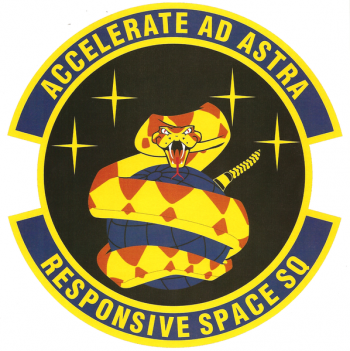 Coat of arms (crest) of the Responsive Space Squadron, US Air Force