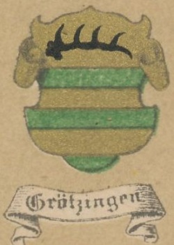 Wappen von Grötzingen/Coat of arms (crest) of Grötzingen