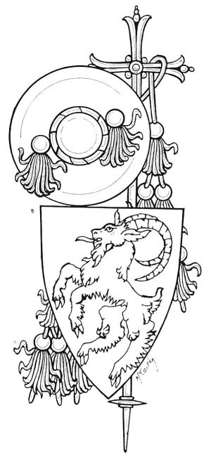Arms (crest) of Giovanni Domenico de Cupis