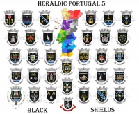 Portuguese heraldry-black