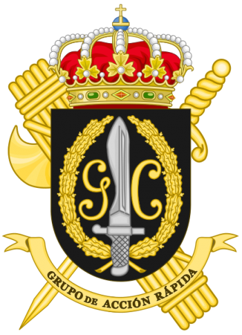 Coat of arms (crest) of Rapid Reaction Group, Guardia Civil
