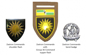 Coat of arms (crest) of the Zastron Commando, South African Army