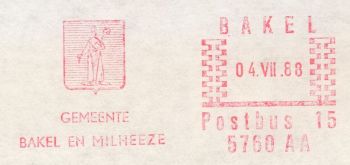 Wapen van Bakel en Milheeze/Coat of arms (crest) of Bakel en Milheeze