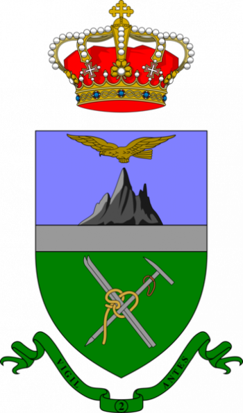 Coat of arms (crest) of 2nd Alpini Regiment, Italian Army