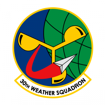 Arms of 30th Weather Squadron, US Air Force