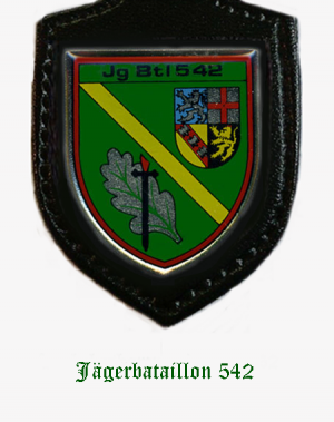 Coat of arms (crest) of the Jaeger Battalion 542, German Army