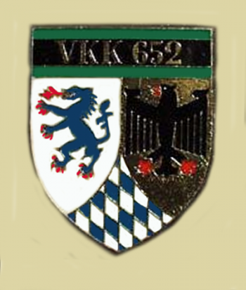 Coat of arms (crest) of the District Defence Command 652, German Army