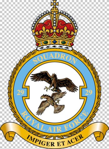 Coat of arms (crest) of No 29 Squadron, Royal Air Force