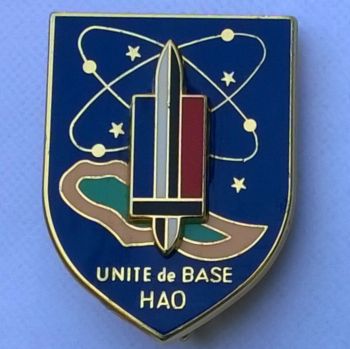 Coat of arms (crest) of the Hao Base Unit, France