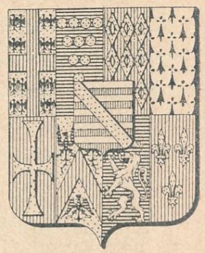 Arms (crest) of Charles-Madeleine Frézeau de Frézelière