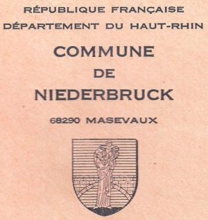 Blason de Niederbruck/Coat of arms (crest) of {{PAGENAME