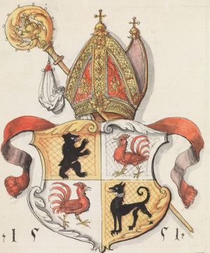 Arms of Diethelm Blarer von Wartensee