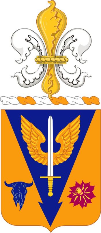 Coat of arms (crest) of the 189th Aviation Regiment, Montana Army National Guard