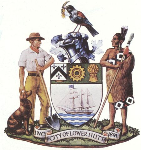 Coat of arms (crest) of Lower Hutt