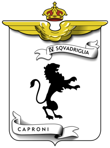 Coat of arms (crest) of the IV Caproni Squadron, Regia Aeronautica