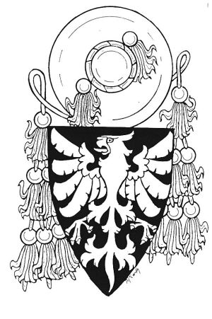 Arms (crest) of Hugh of Evesham