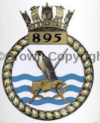 Coat of arms (crest) of the No 895 Squadron, FAA