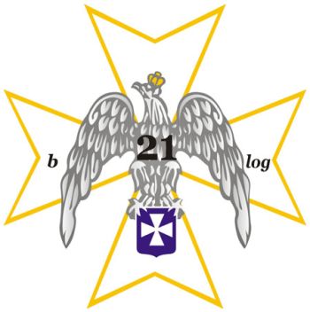 Arms of 21st Logistics Battalion Brigadier General Jerzy Kazimierz Dobrodzicki, Polish Army