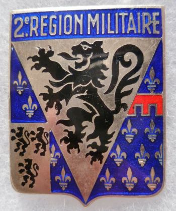 Coat of arms (crest) of the 2nd Military Region, French Army