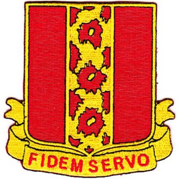Coat of arms (crest) of the 599th Field Artillery Battalion, US Army