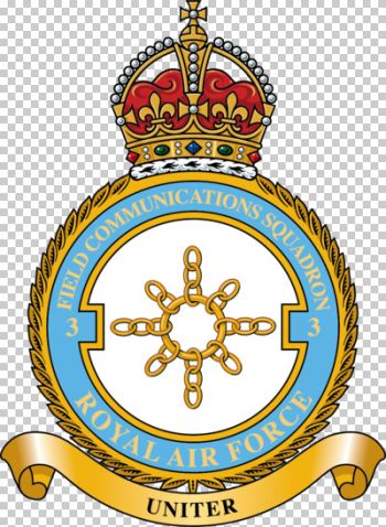 Coat of arms (crest) of the No 3 Field Communications Squadron, Royal Air Force