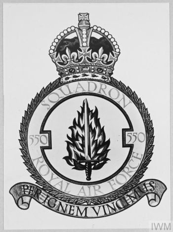 Coat of arms (crest) of the No 550 Squadron, Royal Air Force