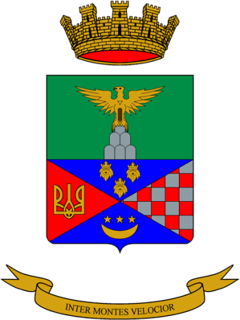 Coat of arms (crest) of the 4th Army Corps Autogroup Claudia, Italian Army