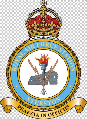 Coat of arms (crest) of RAF Station Syerston, Royal Air Force