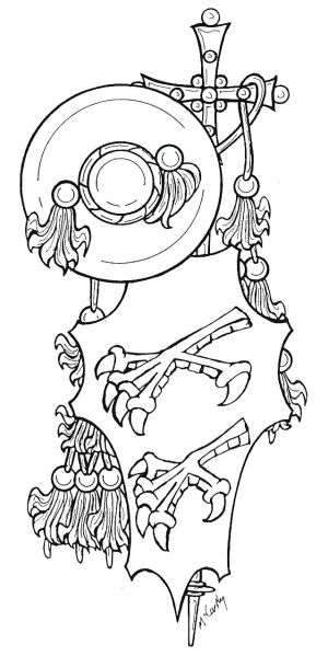 Arms (crest) of Hélie de Bourdeilles
