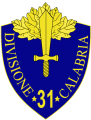 31st Infantry Division Calabria, Italian Army.png