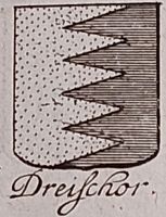 Wapen van Dreischor/Arms (crest) of Dreischor