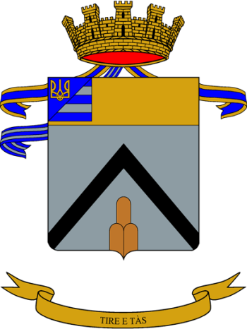 Coat of arms (crest) of the Mountain Artillery Group Udine, Italian Army