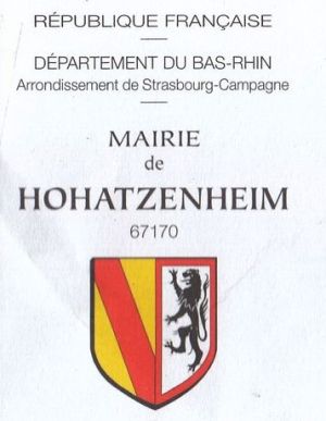 Blason de Hohatzenheim