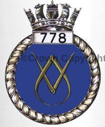 Coat of arms (crest) of the No 778 Squadron, FAA