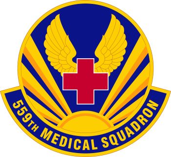 Coat of arms (crest) of the 559th Medical Squadron, US Air Force
