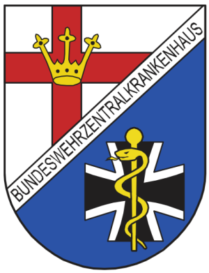 Coat of arms (crest) of the Central Bundeswehr Hospital Koblenz, Germany