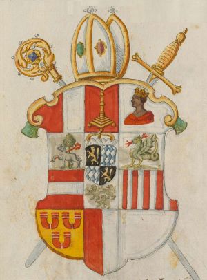 Arms of Ernst von Bayern