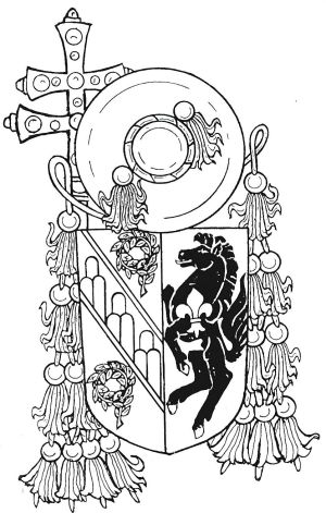 Arms (crest) of Cristoforo Guidalotti Ciocchi del Monte