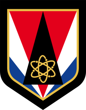 Coat of arms (crest) of the Nuclear Armaments Security Gendarmerie, France